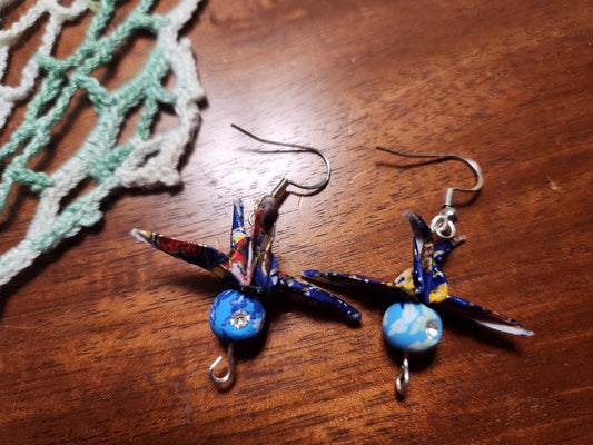 Folded Origami Earrings